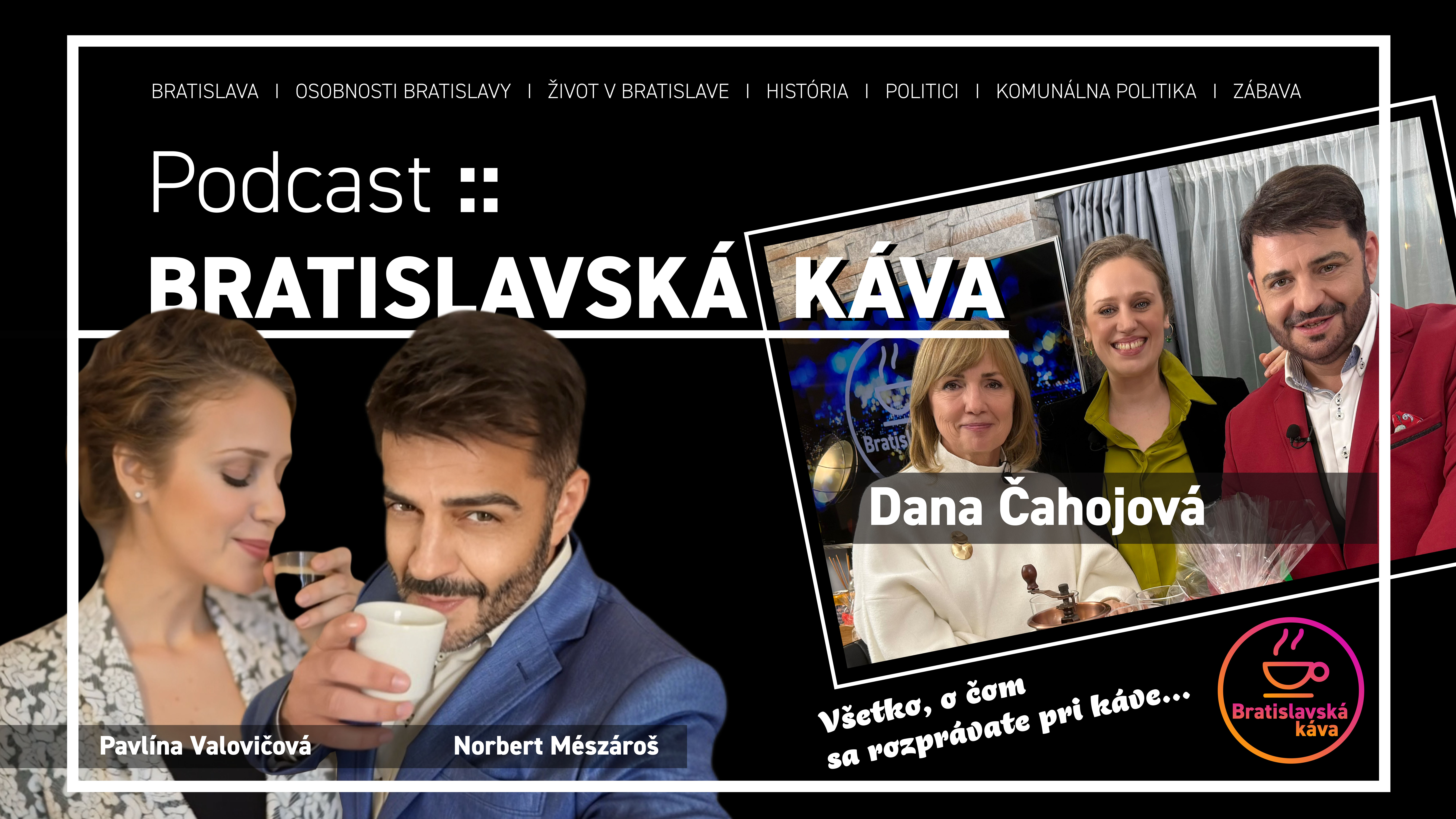 Podcast: Bratislavská káva DANA ČAHOJOVÁ – epizóda podcastu Bratislavská káva