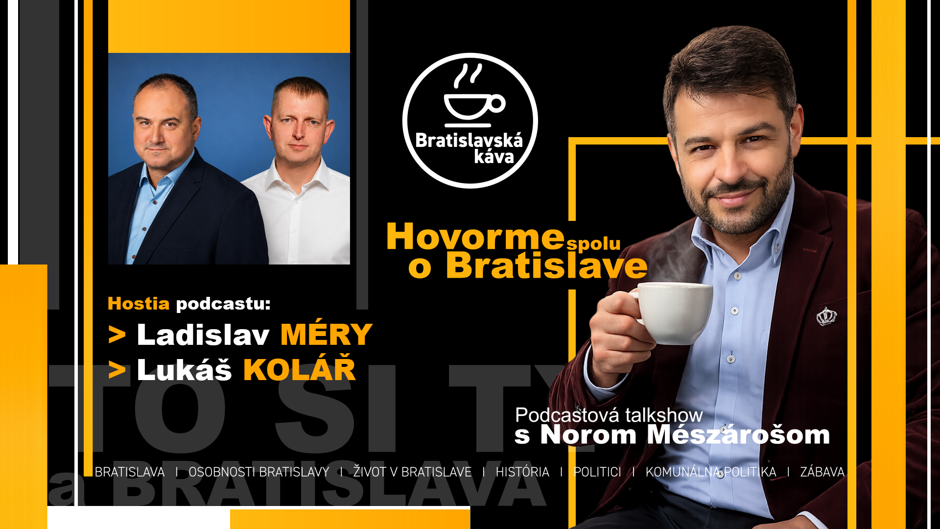 LADISLAV MÉRY a LUKÁŠ KOLÁŘ – epizóda podcastu Bratislavská káva