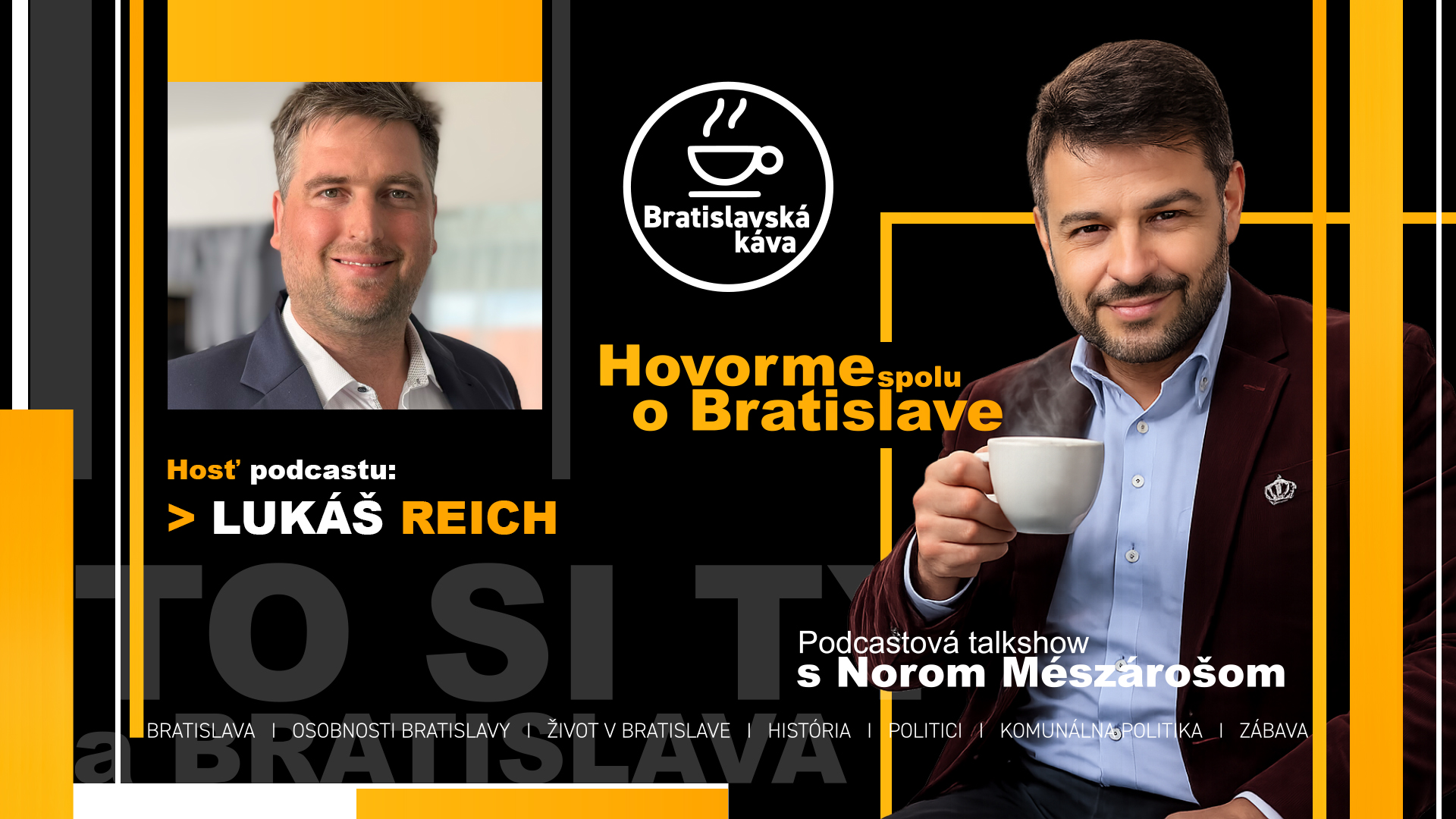 LUKÁŠ REICH – epizóda podcastu Bratislavská káva