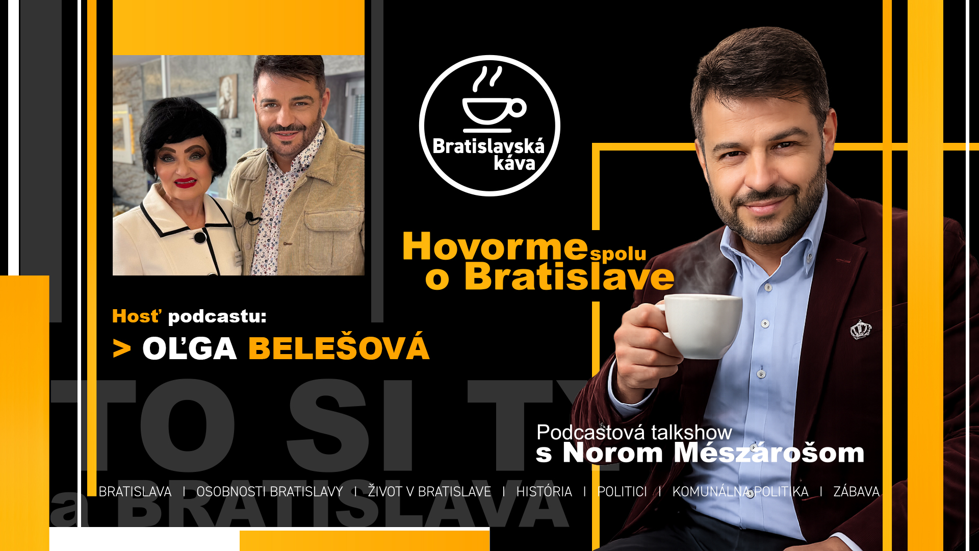OĽGA BELEŠOVÁ – epizóda podcastu Bratislavská káva