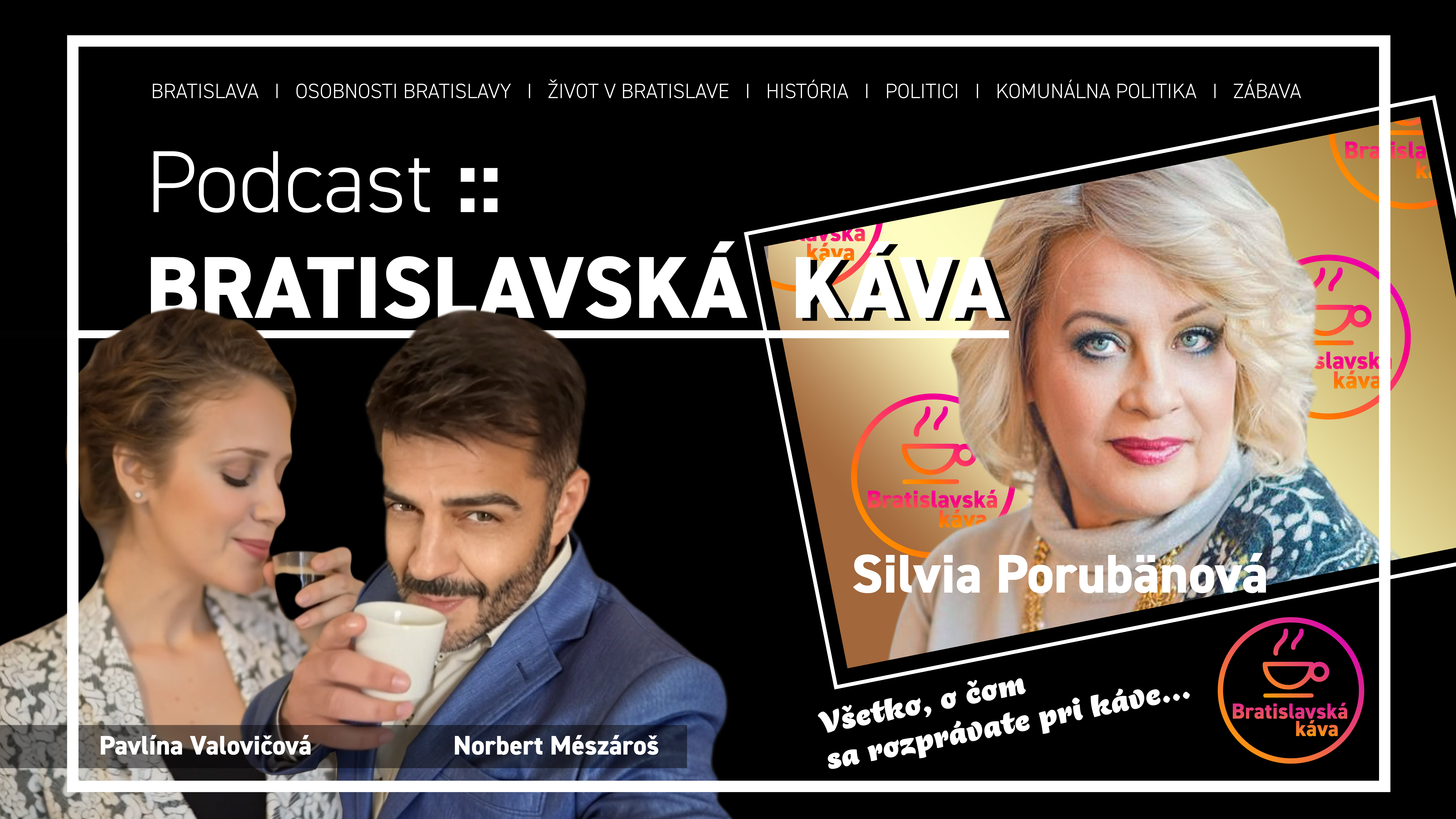 Podcast: Bratislavská káva SILVIA PORUBÄNOVÁ – epizóda podcastu Bratislavská káva